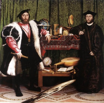  georg - Jean de Dinteville und Georges de Selve Die Ambassadors Renaissance Hans Holbein der Jüngere